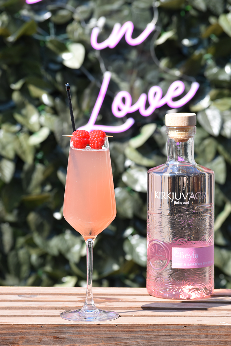 Beyla & Rhubarb Bellini: A Rhubarb Rendezvous with a Prosecco Pop!